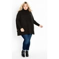 thumbnail image 2 of Avenue Women's Plus Size Bella Poncho Sweater, 2 of 2
