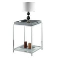 thumbnail image 3 of Convenience Concepts Palm Beach End Table with Tray, Gray, 3 of 3