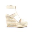 thumbnail image 3 of BLISSFUL STEP Sandales Compensées Espadrilles à Brides pour Femmes Beige 10, 3 of 8
