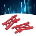 thumbnail image 4 of RC Alloy Rear Lower Arm, Wear Resistant RC Rear Lower Swing Arm High Strength Easy Installation With 4 Aluminum Posts For 1/10 RC Car Red, 4 of 8
