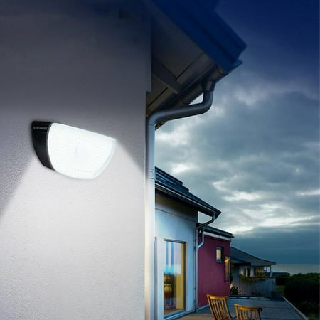 

LYUCRAZ Solar 200LED Outdoor Light - Garden Lighting - Automatically Turns On At Dark - Human Body Sensing Water Proof Wall Light solar light
