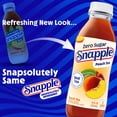 thumbnail image 3 of Snapple Zero Sugar Peach, Bottled Tea Drink, 16 fl oz, 6 Bottles, 3 of 12