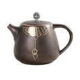 thumbnail image 1 of MasteelfCA 1Pc Japanese Style Teapot Ceramic Teapot Retro Tea Set Practical Tea Kettle, 1 of 7