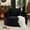 Black, variant on Eyisean 50" Oversized Round Chaise Lounge Chair Indoor, Corduroy Circle Single Cloud Floor Sofa Chair with Deep Seat, No Assembly Required, Modern Compression Couch for Living Room, Reading
