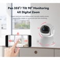thumbnail image 4 of Cámara para Bebés, Cámara de Seguridad para Interiores, Cámara de Vigilancia con Wifi, Monitor para Bebés, Mini Cámara IP, Protección de Seguridad Inalámbrica., 4 of 5