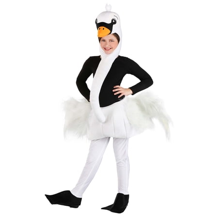 Exclusive Kid's Elegant Swan Costume