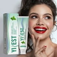 thumbnail image 1 of Fiudx Artículos en oferta con ofertas flash Pasta de dientes de menta, pasta de dientes blanca para limpieza, pasta de dientes blanqueadora, 100 g, 1 of 7