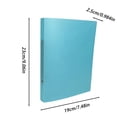 thumbnail image 5 of 2 Ring Binder, Binders with Round Metal Rings, 1''Durable Binders Holds Us Letter Size 9.5" X 5.5" Paper - Versatile Binders for Office, Home, 5 of 5