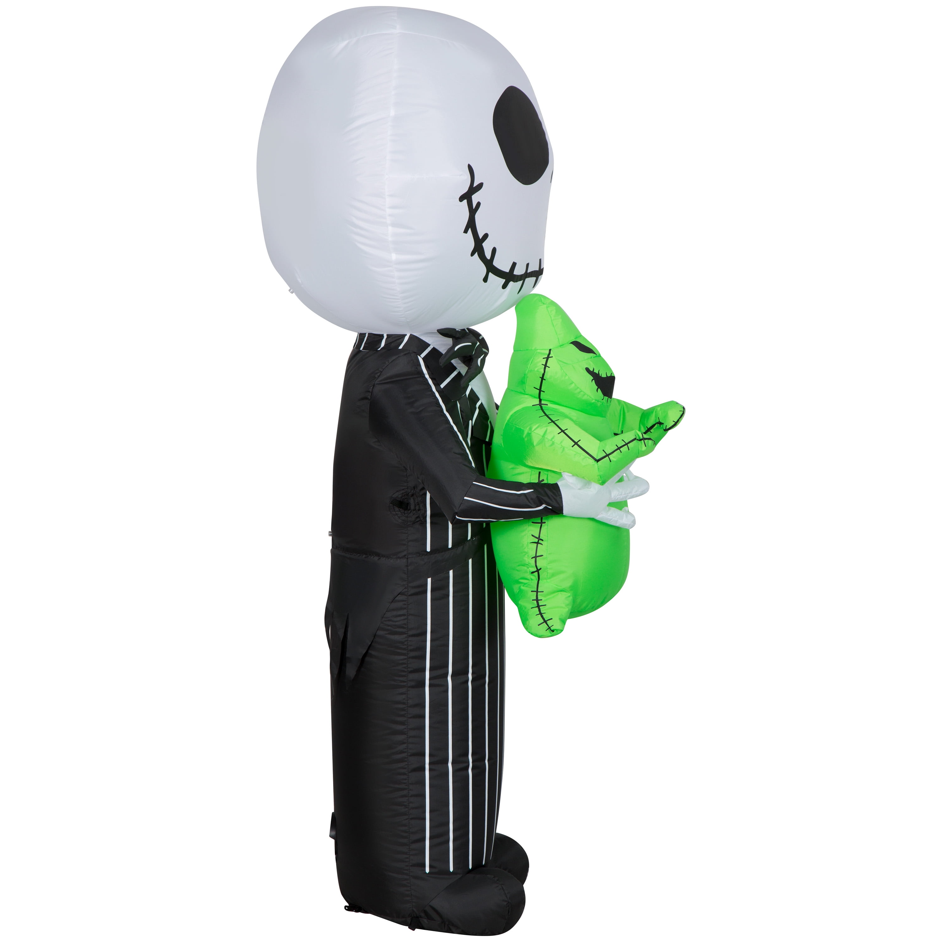 59 Inch Disney Jack Skellington Hugging Oogie Boogie for Halloween by Airblown Inflatables