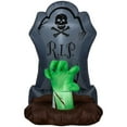 thumbnail image 1 of Airblown Tombstone RIP w/Zombie Hand Scene, 1 of 6