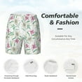 thumbnail image 3 of Balery Lilies Flowers Mens Swim Trunks Swim Shorts for Men Quick Dry Inseam Beach Shorts with Compression Liner Pocket-Small, 3 of 9