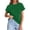 BY30_Green, variant on Lumtrix Womens Oversized T Shirts Summer Rolled Short Sleeve Tops Casual Loose Fit Basic Crew Neck Tees Khaki M