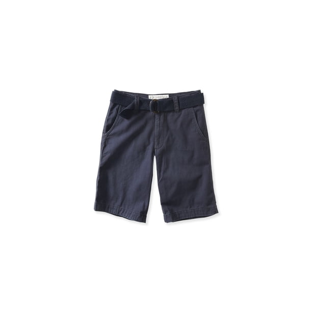 Aeropostale - Pantalones cortos casuales para caminar con frente plano para hombre, azul, 38 Aeropostale Caminando