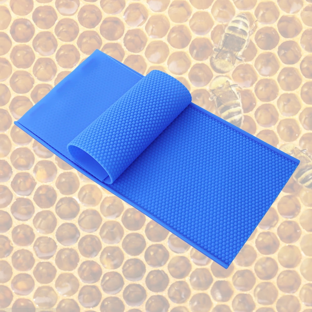 2pcs Beeswax Sheet Mold Silicone Beeswax Mold Soft Beeswax Making Tool (Blue)