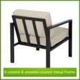 Mainstays Dashwood 4Piece Outdoor Patio Conversation Set, Seats 4