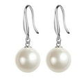 thumbnail image 2 of QIQUWOHUL Pearl Silver Plated Earrings Earrings, 2 of 4