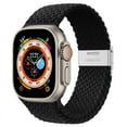 thumbnail image 2 of LEIXIUER Braided Solo Loop Strap for Apple Watch Bands 40mm 44mm 45mm 41mm 42mm 38mm 49mm Men Women Elastic Nylon Wristwatches Sport Loop Band Belt Bracelet iWatch Series 8 7 SE 6 5 4 3 2 1 Wristbands, 2 of 13