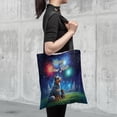 thumbnail image 4 of Happy New Year Australian Cattle Dog Family Cheer Winter Midnight Firework All Over Print 3D Canvas Tote Bag Heeler Lover Gifts Reusable Handbag - 02025, 4 of 5