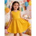 thumbnail image 4 of Lanbubble 2-Pack Girls' Dresses Sleeveless Summer Dress Casual Sundress For Toddler Girl 2-6T, 4 of 7