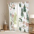 thumbnail image 3 of jejeloiu Christmas Tree Pine Black Out Curtains,Xmas Festival Curtains Pack of 2 (42x63 Each),White Snow Scenery Bedroom Curtains For Child,Microfiber Bedroom Decor, 3 of 6