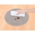 thumbnail image 3 of Unique Bargains 6 Packs Round Placemats for Kitchen Dining Table Decor Flaxen 14x14in, 3 of 7