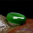 thumbnail image 5 of K-KED Jade Ring Green Real Natural Genuine Chinese Delicate Jewelry Charm Style For Women Men-9-A (Green), 5 of 7