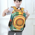 thumbnail image 6 of FORMRS School Backpack 17" Student Travel Bag with Laptop Compartment, Colorful Stripes, 6 of 7
