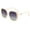 golden, variant on Personalized sunglasses with large frame, made of metal, Black