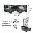 thumbnail image 3 of （Red）Dog Goggles Small Breed, Easy Wear,Adjustable Uv/Wind/Dust/Fog Protection, 3 of 5