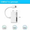 thumbnail image 2 of QJUHUNG Lightning to HDMI Adapter Cable, 2 of 8