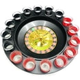 thumbnail image 1 of Vobor 16 Holes Shot Glass Roulette Bar Wine Cups Roulette Kit Party Drinking Games Set, 1 of 9