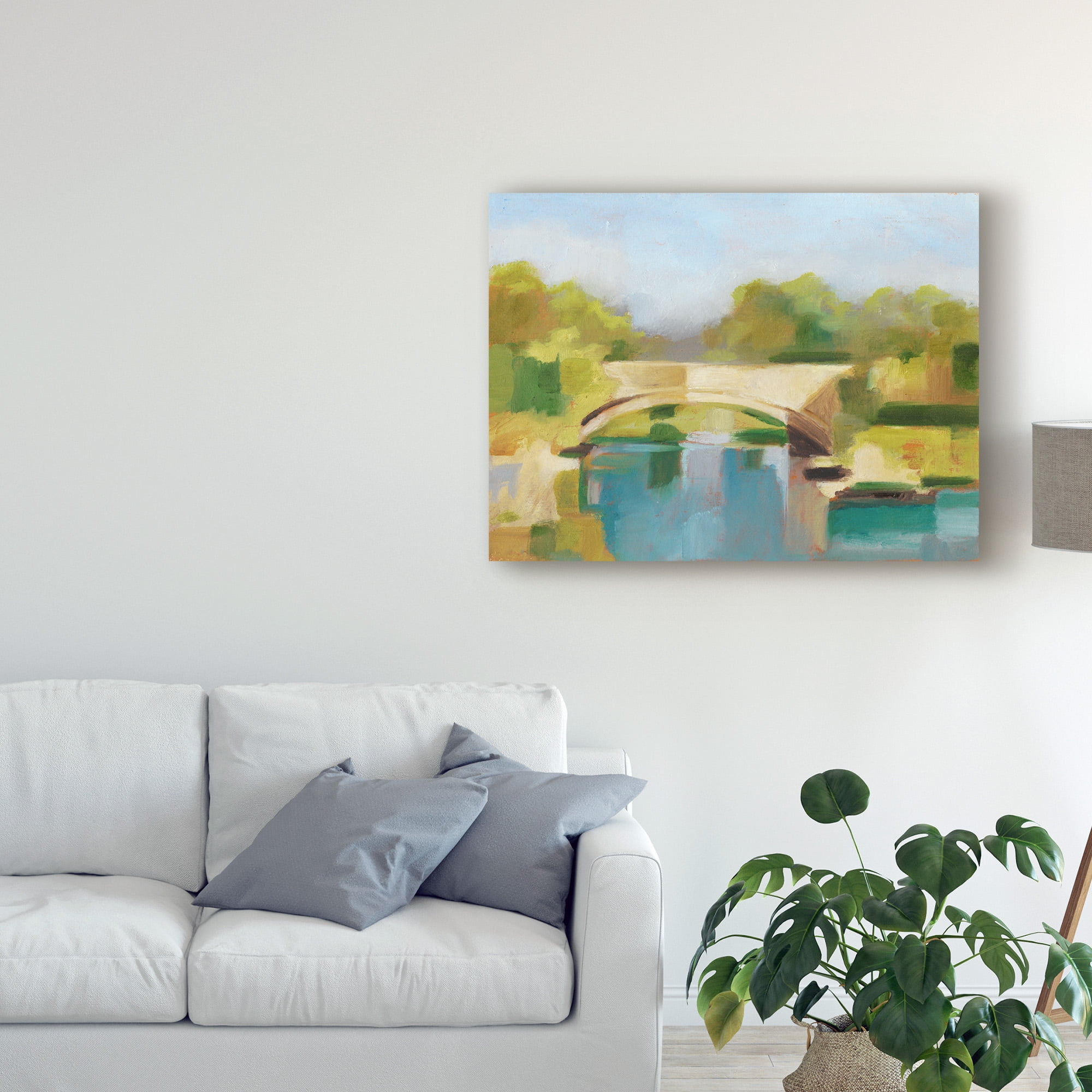 Park Bridge I' Canvas Art by Ethan Harper