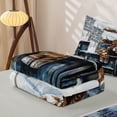 thumbnail image 5 of Erosebridal Western Highland Cow Zipper Twin Comforter Sets with Fitted Sheet and 2 Pillowcases,Rustic Truck Zipper Bedding Set For Girls,Light Gray Reversible,4pcs, 5 of 7