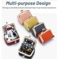 thumbnail image 3 of Mini Travel Ring Box for Women,Portable Genuine Leather jewelry Case Organizer for Rings Earrings Necklaces,Rings & Precious Articles Storage Organizer,Jewelry Pouch (Blue), 3 of 8