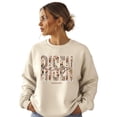 thumbnail image 4 of Ink-Printed Pearls He Is Risen Christian Sweatshirt for Women - Floral Easter Pullover Sand Sweatshirt Adult X-Large, 4 of 7