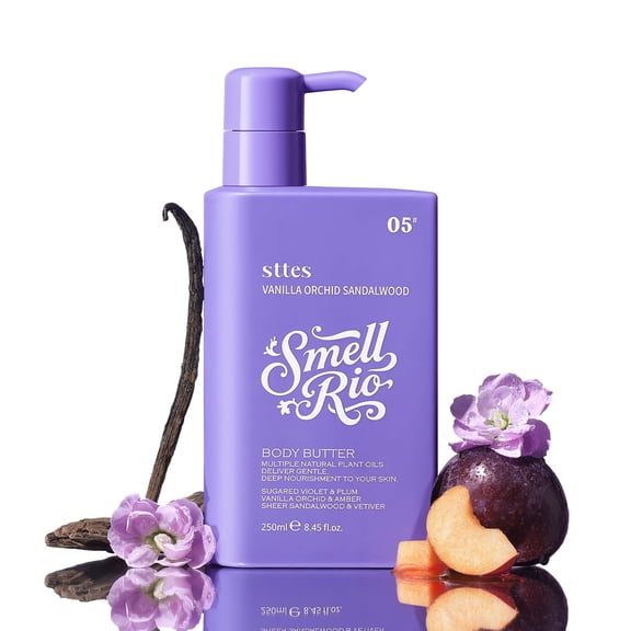 Sttes Whipped Body Butter 05, Vanilla Orchid Sandalwood Scent, 250ml