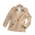 thumbnail image 2 of Saco largo de Mujer Elegante Atemporal Beige Mediana, 2 of 3