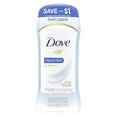thumbnail image 2 of Dove Invisible Solid Antiperspirant Deodorant Stick for Women, Original Clean, For All Day Underarm Sweat and Odor Protection 2.6 oz 2 Count, 2 of 5