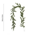 thumbnail image 3 of Mecorevxz Christmas Decorations 1.8m Christmas Rattan Garland Plastic Soft Rubber Pines Needle Green Leaves Decorative Strip Pines Cedar Rattan, 3 of 7