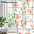 thumbnail image 4 of Yayeee Window Curtains Set of 2 for Living Room Light Filtering 63"x42", Small Floral Blooms, 4 of 7
