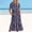 12#Navy, variant on gljltg Women's Casual Flower Print Tiered Maxi Dress with Pockets, Polyester Spandex Lightweight Breathable Summer Winter, Beach Travel Work Party Outfit, Easy Care Washable