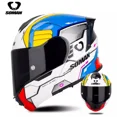 thumbnail image 3 of Nuevo casco de motocicleta SOMAN actualizado con certificación DOT, abatible hacia arriba, con lentes de doble color, para hombres y mujeres, casco de moto para DUKADI, 3 of 5