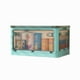 thumbnail image 2 of Contenedores de almacenamiento con tapa, caja de plástico plegable de 28 l, apilable, con ruedas, resistente, para guardar juguetes, ropa, cocina, multiusos, para el hogar y la oficina., 2 of 5