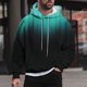 thumbnail image 1 of Sudadera con capucha para hombre, estilo casual, con cuello redondo, estampado, manga larga, blusa de poliéster, 1 of 7