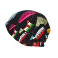 thumbnail image 2 of Fuzoiu Colorful Fishing Lures Print Winter Beanie Hat for Men & Women,Warm Knit Cap,Women Windproof Watch Hat,Knit Warm Unisex Beanie, 2 of 7