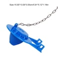 thumbnail image 4 of Bewildely Aleta de inodoro, válvulas de drenaje flexibles para ahorrar agua, accesorios de tanque de parada de agua antioxidante, Kit de Juegos de accesorios de baño, 4 of 6
