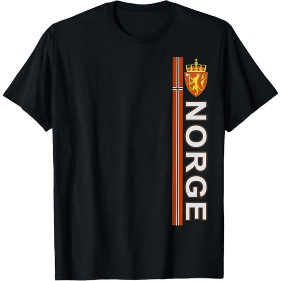 Norway Flag Pride Soccer and Sport Themed T-shirt T-Shirt