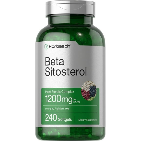 Beta Sitosterol 1200mg | 240 Softgels | Mega Strength | For Men and Women | by Horbaach