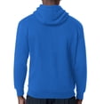 thumbnail image 2 of Men's Starter Royal Texas Rangers Modern Tailsweep Fleece Tri-Blend Pullover Hoodie, 2 of 3