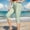 Swimwear-542Multicolor, variant on Swim Bottoms for Women High Waisted Swim Capris Board Shorts Swimwear Leggings Daisy Floral Print Tummy Control Slimming Modest Water Sports